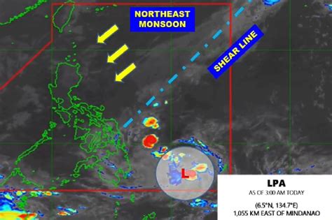 is there an lpa in the philippines today|LPA in Mindanao dissipates — PAGASA .
